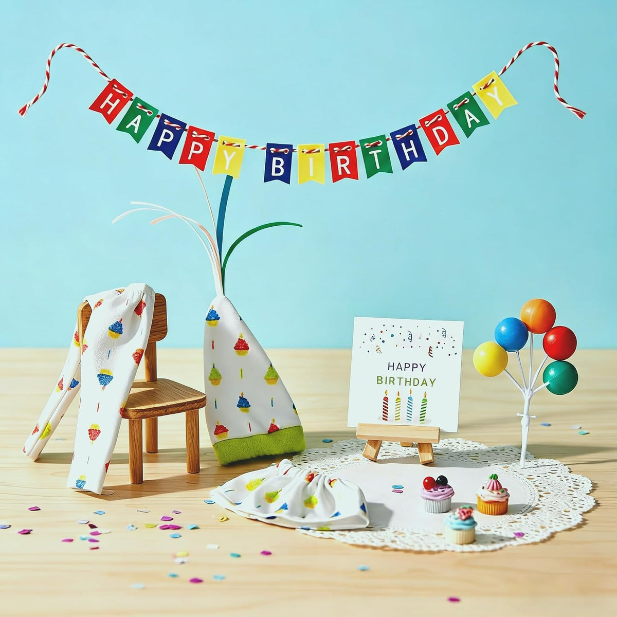 Christmas Elf Birthday Accessories Kit Tradition Holiday Clothes Set