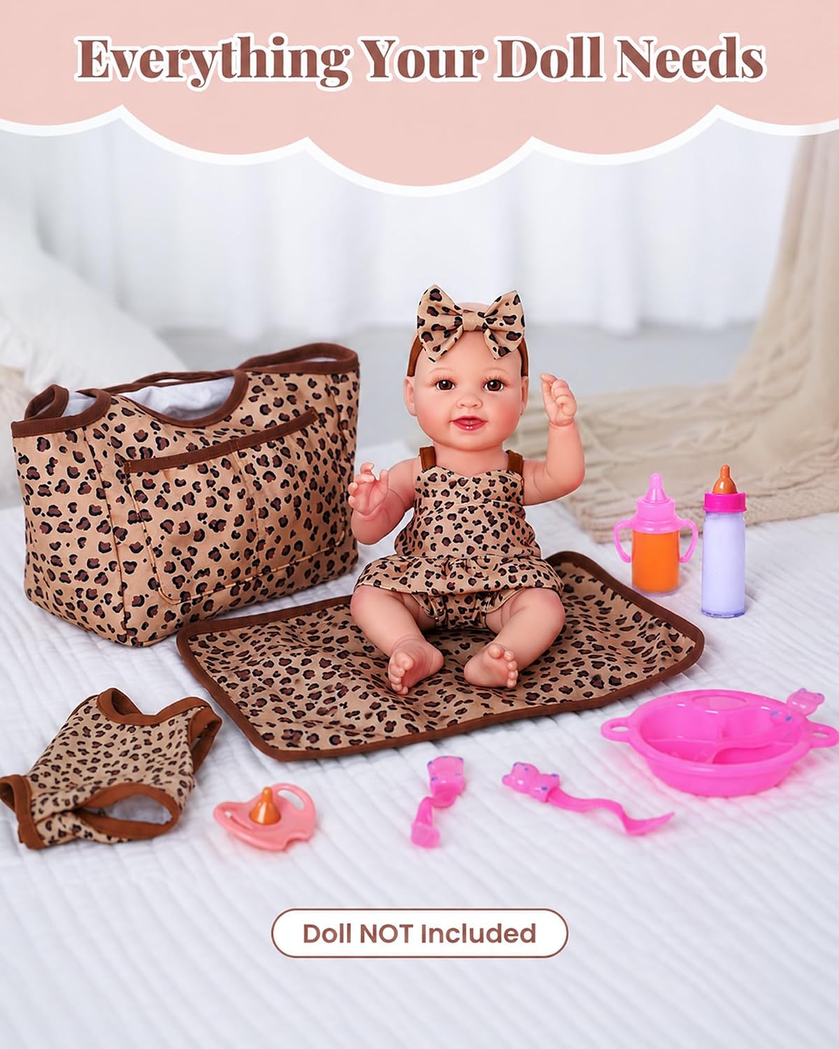 BABESIDE 13 Pcs Baby Doll Clothes and Accessories Set for 10-12 inch Dolls