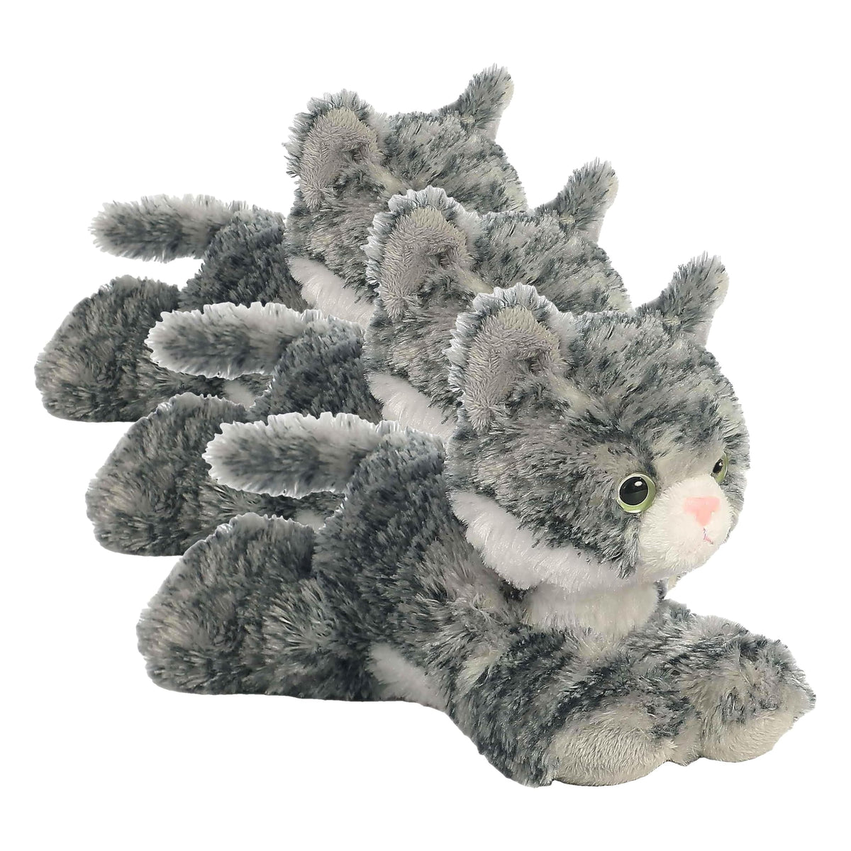 Aurora® Adorable Mini Flopsie™ Lily™ Stuffed Animal - Playful Ease - Timeless Companions - Gray 8 Inches