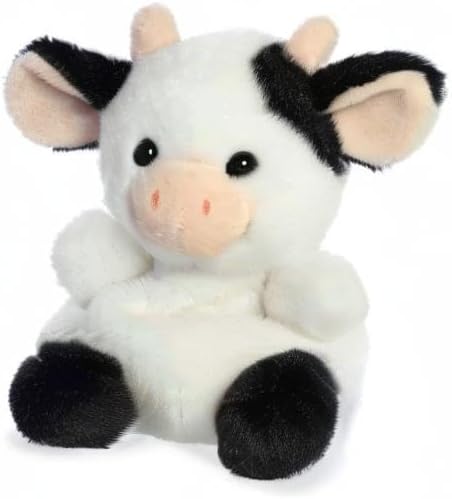 Aurora Palm Pals 4.5" Sweetie Cow Adorable Plush