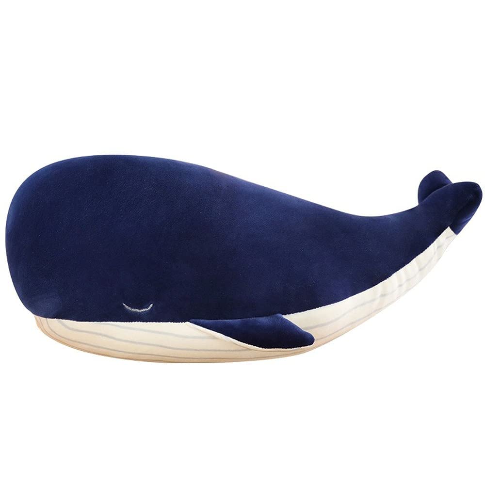 Whale Plush Pillow, Blue 10 Inch, Cute Stuffed Animal Plushies