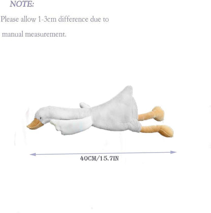 15.7" Swan Stuffed Animal,Goose Plush White Stuffed Animal Toy