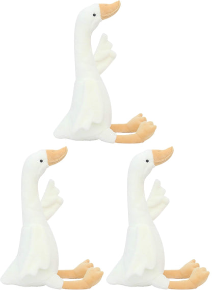 15.7" Swan Stuffed Animal,Goose Plush White Stuffed Animal Toy