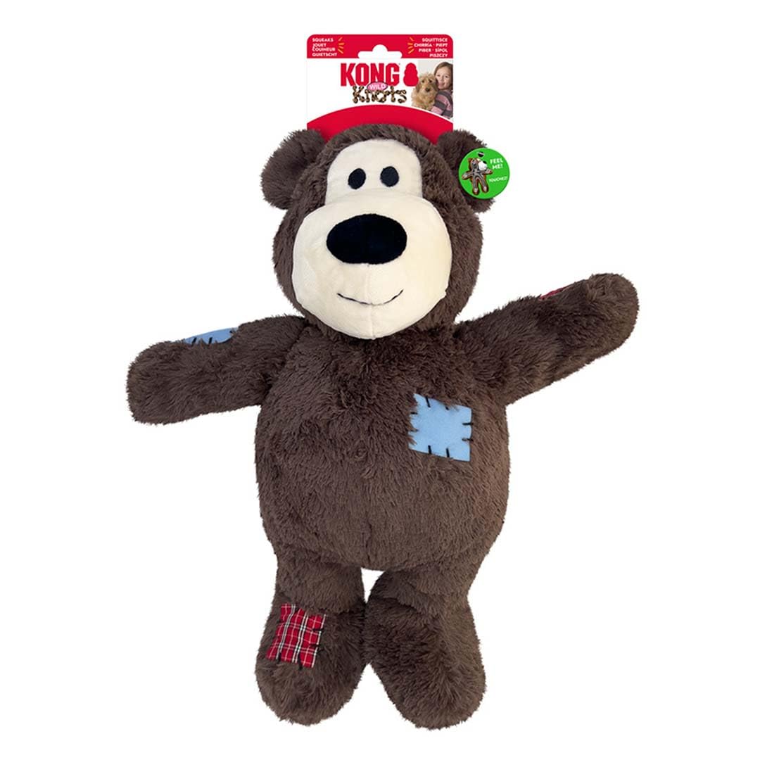 Kong Wild Knots Bear, Knotted Rope Plush Toy, for Medium/Large Dogs