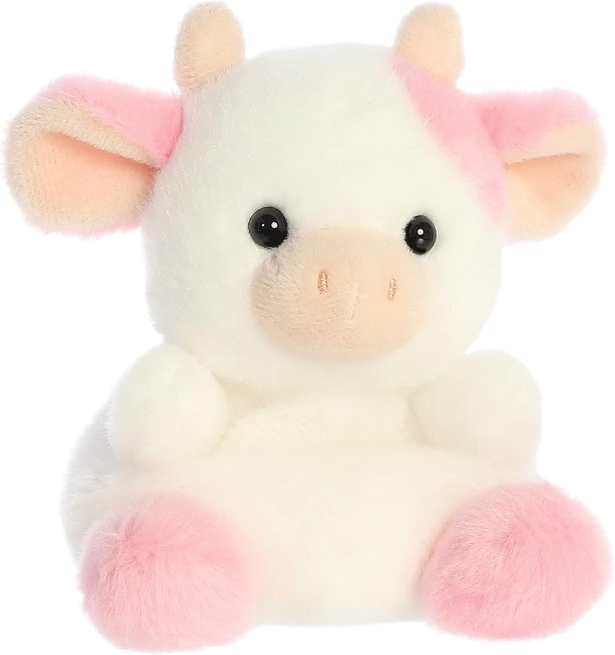 Aurora Palm Pals 6" Belle Strawberry Cow Adorable Plush
