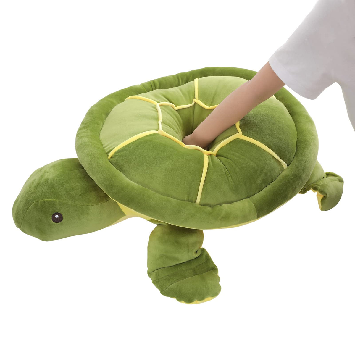 Dalmao 28 Inch Big Sea Turtle Stuffed Animals, Cute Giant Large Jumbo Soft Plush Toys, Ocean Green Turtle Plushie Body Pillow, Gifts for Kid Boys, Girls, Girlfriend, Birthday