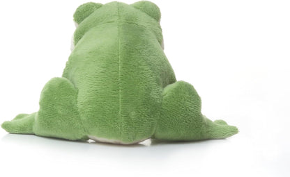 TAMMYFLYFLY Cute Realistic Green Frog Plush Toy Green Frog Stuffed Animal Lifelike Animal Doll 15cm