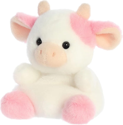 Aurora Palm Pals 6" Belle Strawberry Cow Adorable Plush