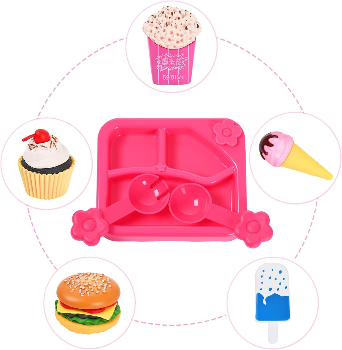 Ecore Fun American 18 Inch Chef Doll Clothes & Play Food Accessories Set