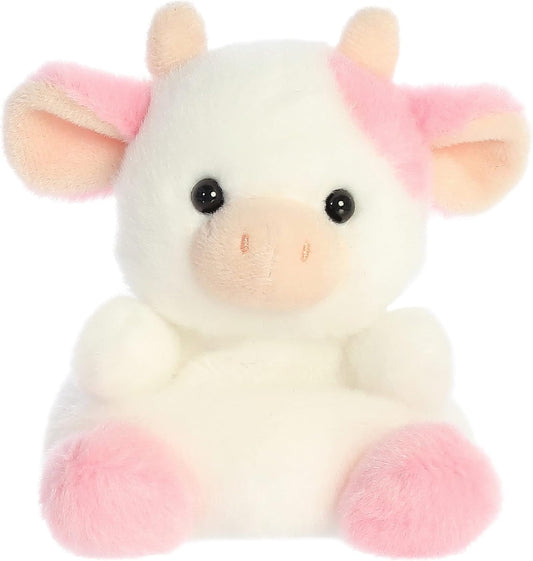Aurora Palm Pals 6" Belle Strawberry Cow Adorable Plush