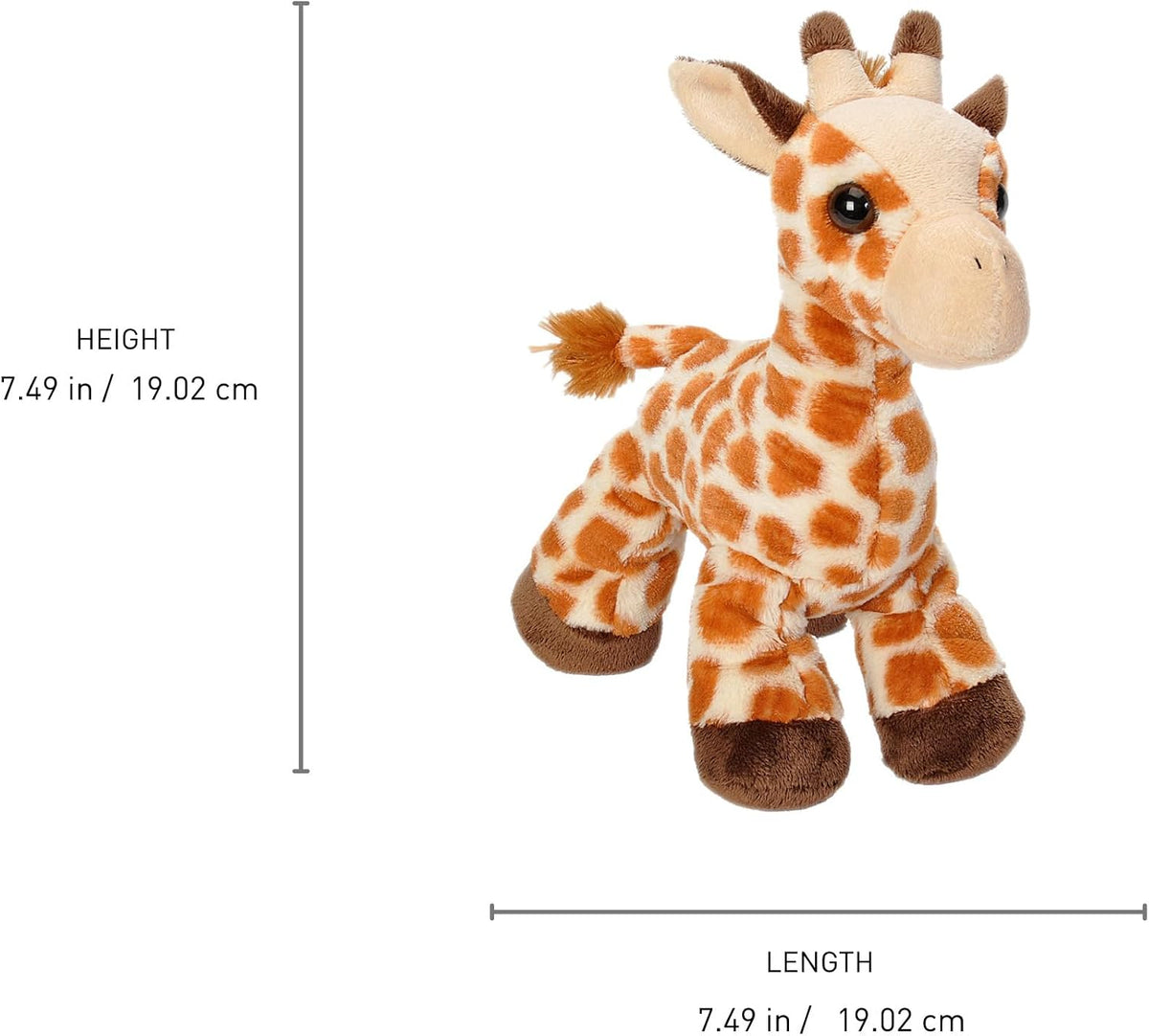 Wild Republic Giraffe Plush, Stuffed Animal, Plush Toy, Gifts for Kids, Hug’Ems 7