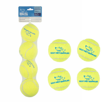 Best Pet Supplies Interactive Squeaky Dog Toy - Crinkle Duck, Yellow