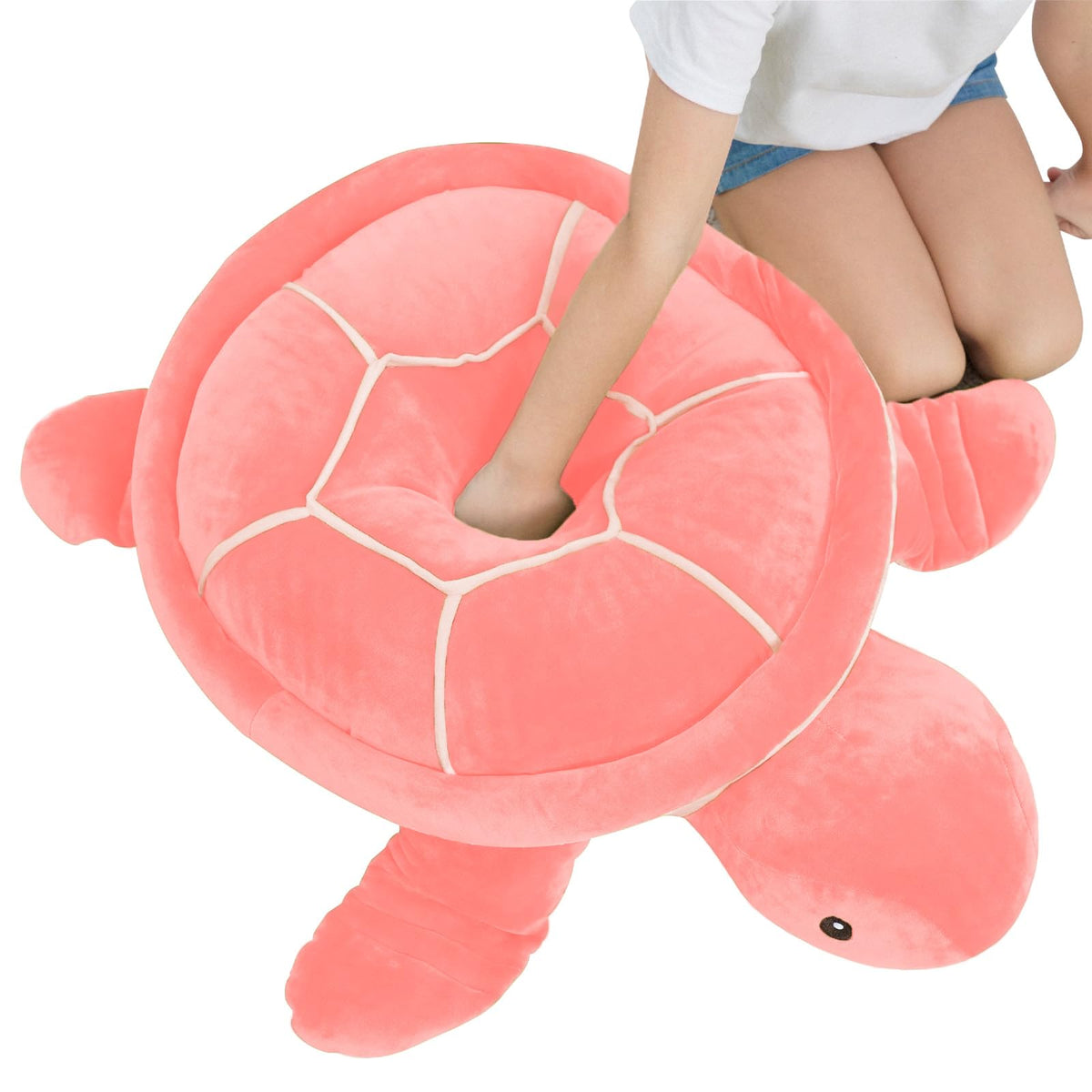 Dalmao 28 Inch Big Sea Turtle Stuffed Animals, Cute Giant Large Jumbo Soft Plush Toys, Ocean Green Turtle Plushie Body Pillow, Gifts for Kid Boys, Girls, Girlfriend, Birthday