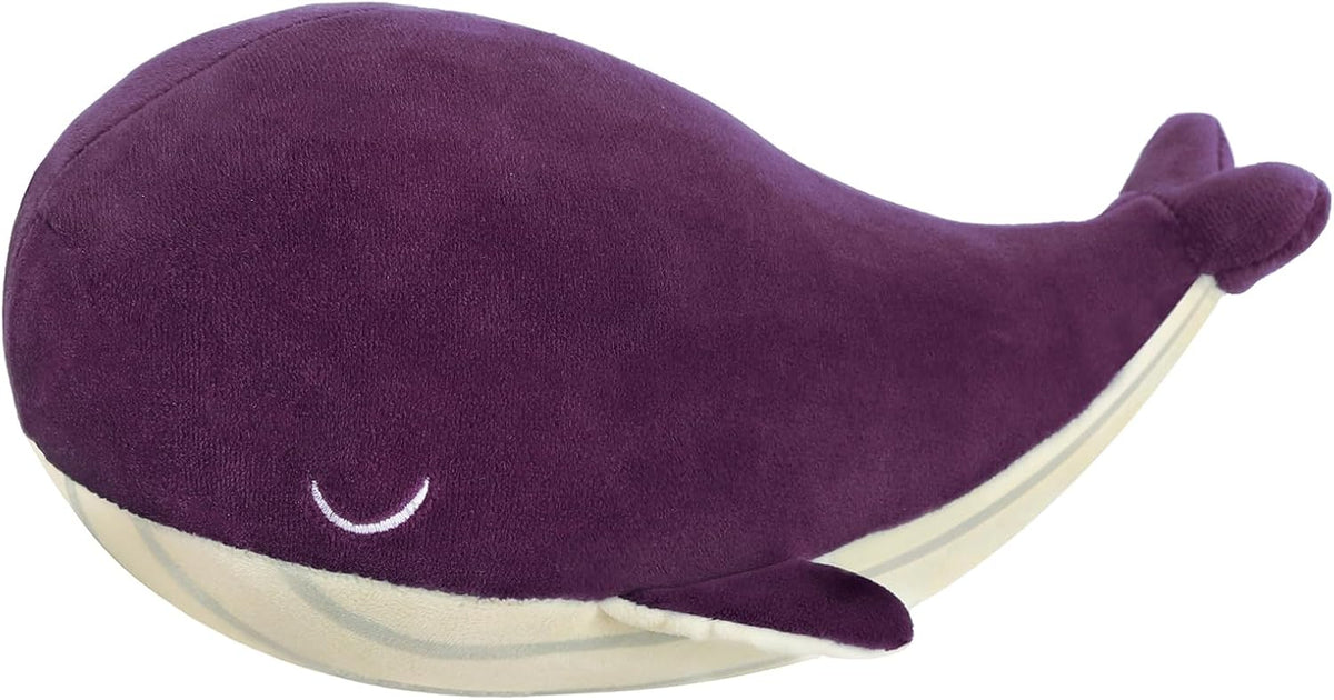 Whale Plush Pillow, Blue 10 Inch, Cute Stuffed Animal Plushies
