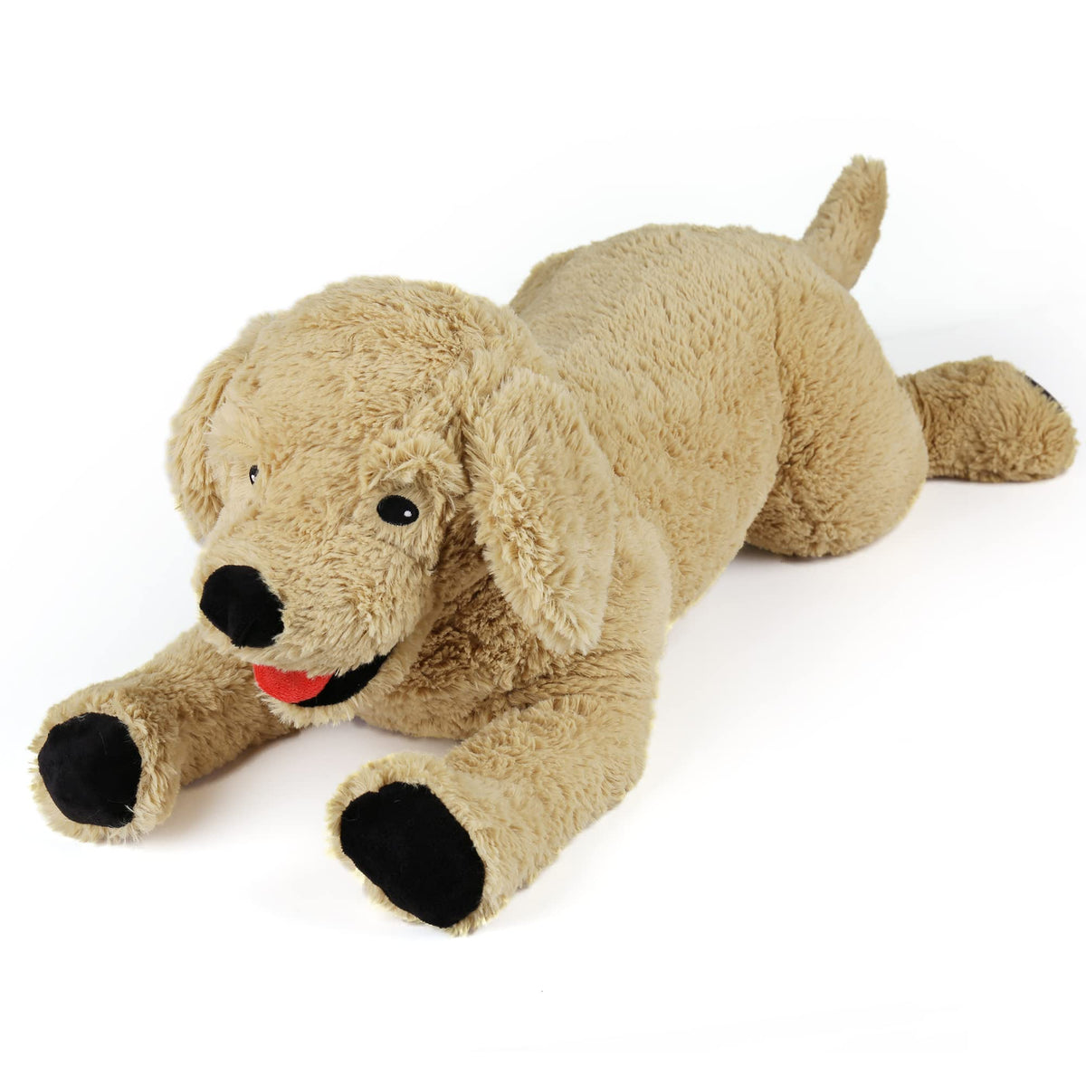 LotFancy Dog Stuffed Animals Plush, 21" Soft Cuddly Golden Retriever Plush Toys, Large Stuffed Dog, Puppy Dog Stuffed Animals, Easter Birthday Gift for Kids Girls Boys