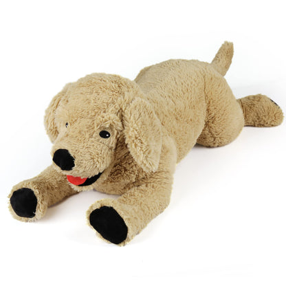 LotFancy Dog Stuffed Animals Plush, 21" Soft Cuddly Golden Retriever Plush Toys, Large Stuffed Dog, Puppy Dog Stuffed Animals, Easter Birthday Gift for Kids Girls Boys