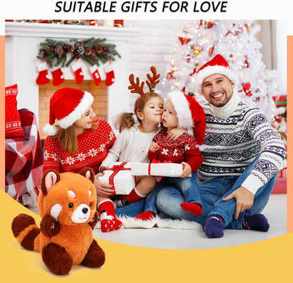 9” Red Panda Stuffed Animal Plushie Cute Plush Toy Gift for Girls Boys