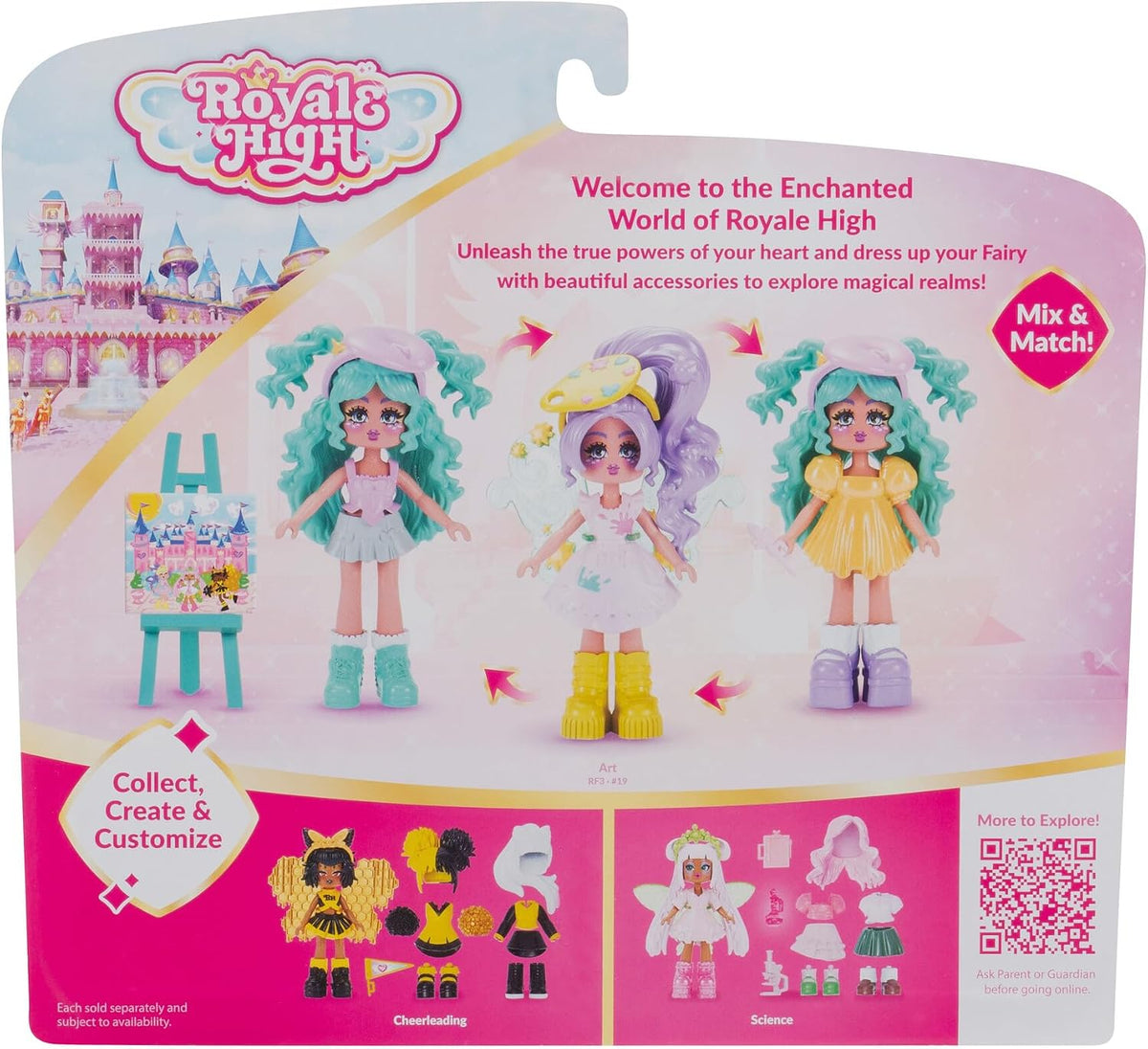 Royale High 3" School Spirit Fashion Pack: Art - Light Series 1