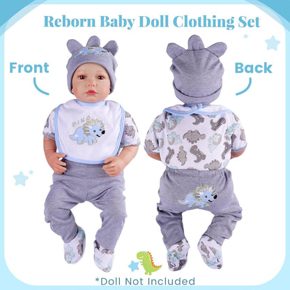 BABESIDE 18 Pcs Reborn Baby Doll Accessories Set for 17–22 Inch Dolls