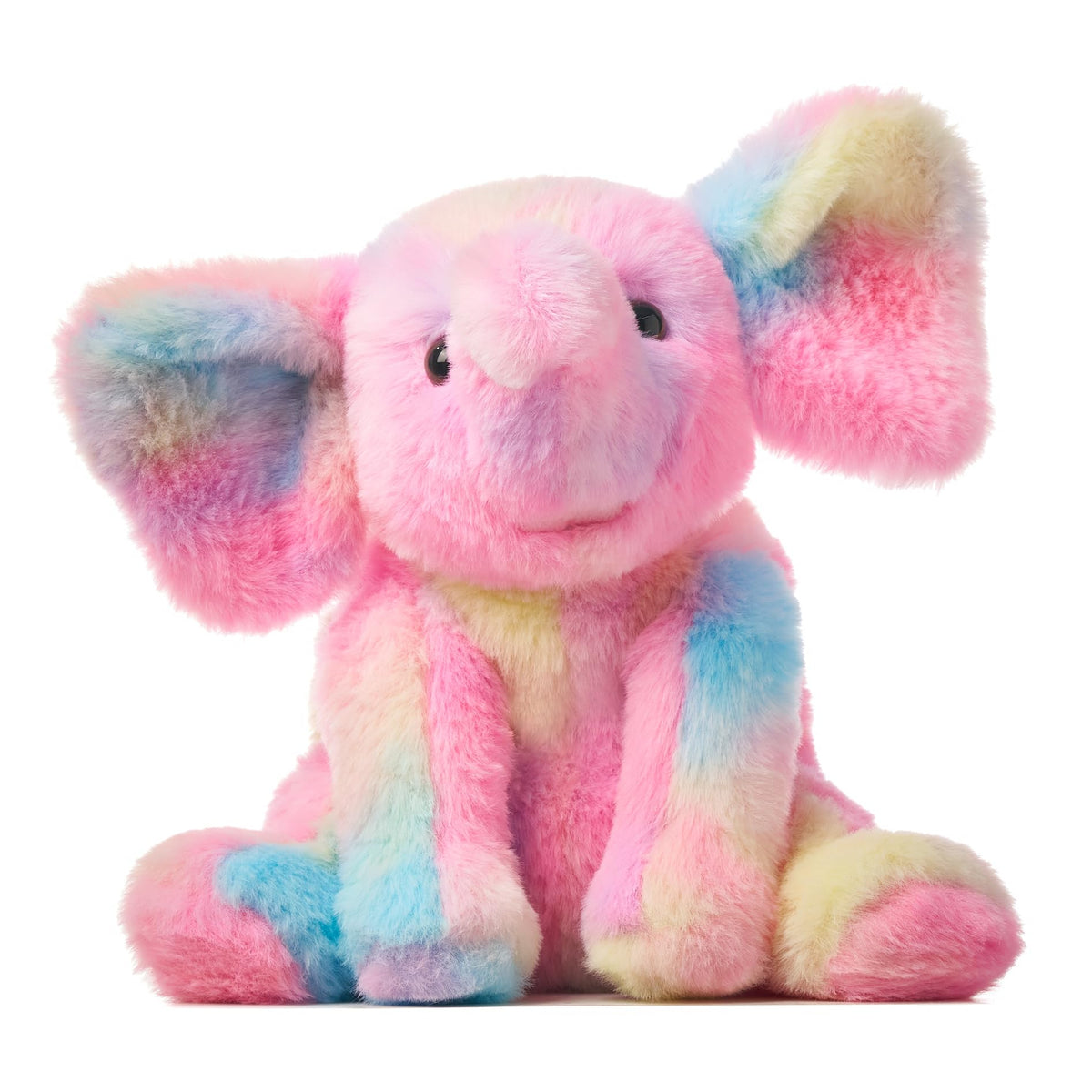 Hopearl Adorable Plush Calf Elephant Toy Floppy Elephish Ultra Soft Haggable Stuffed Animal Birthday Holiday Gift for Boys Girls Kids Toddlers, Gray, 9''