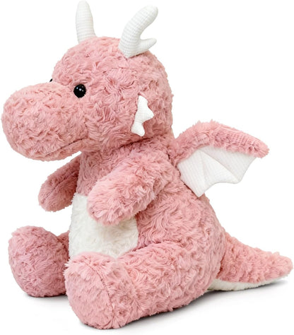 SUSULF Little Flying Dragon - Stuffed Animal Plush Toy Gifts（Pink,7.87in）