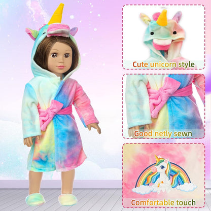 XFEYUE American 18" Doll Clothes and Sleeping Bag Accessories Outfit Set