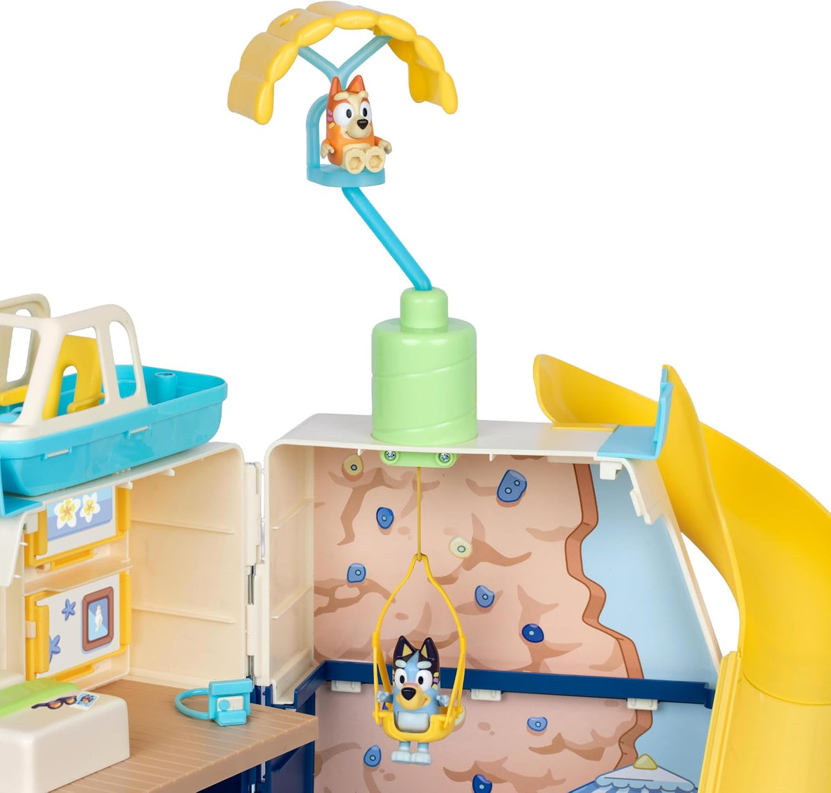 BLUEY Cruise Ship Playset with Slide, 15+ Accessories, 2 Figures