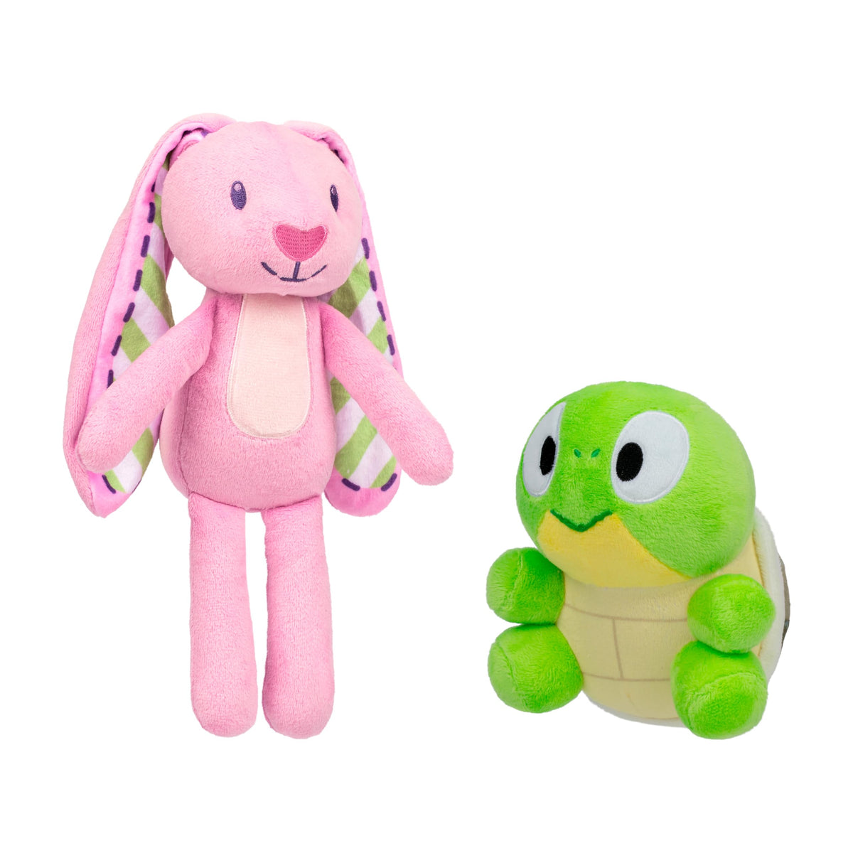 Bingo & Bluey Plush Toys 2-Pack, Soft Deluxe Fabric, Embroidered
