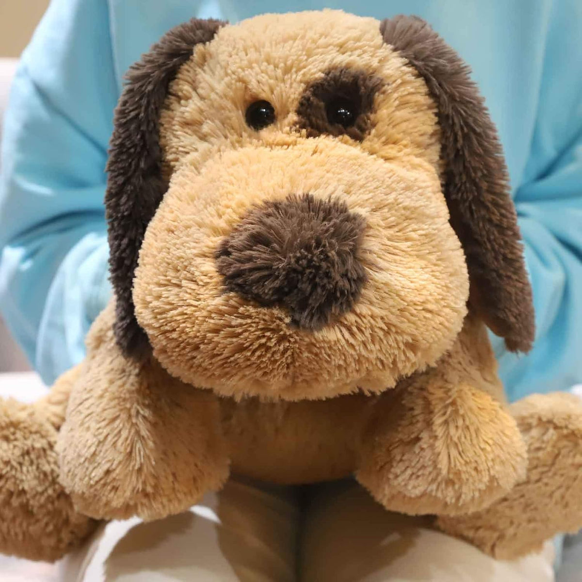 WEIGEDU Floppy Stuffed Dog Puppy Plush Toy, 20 inch, Brown