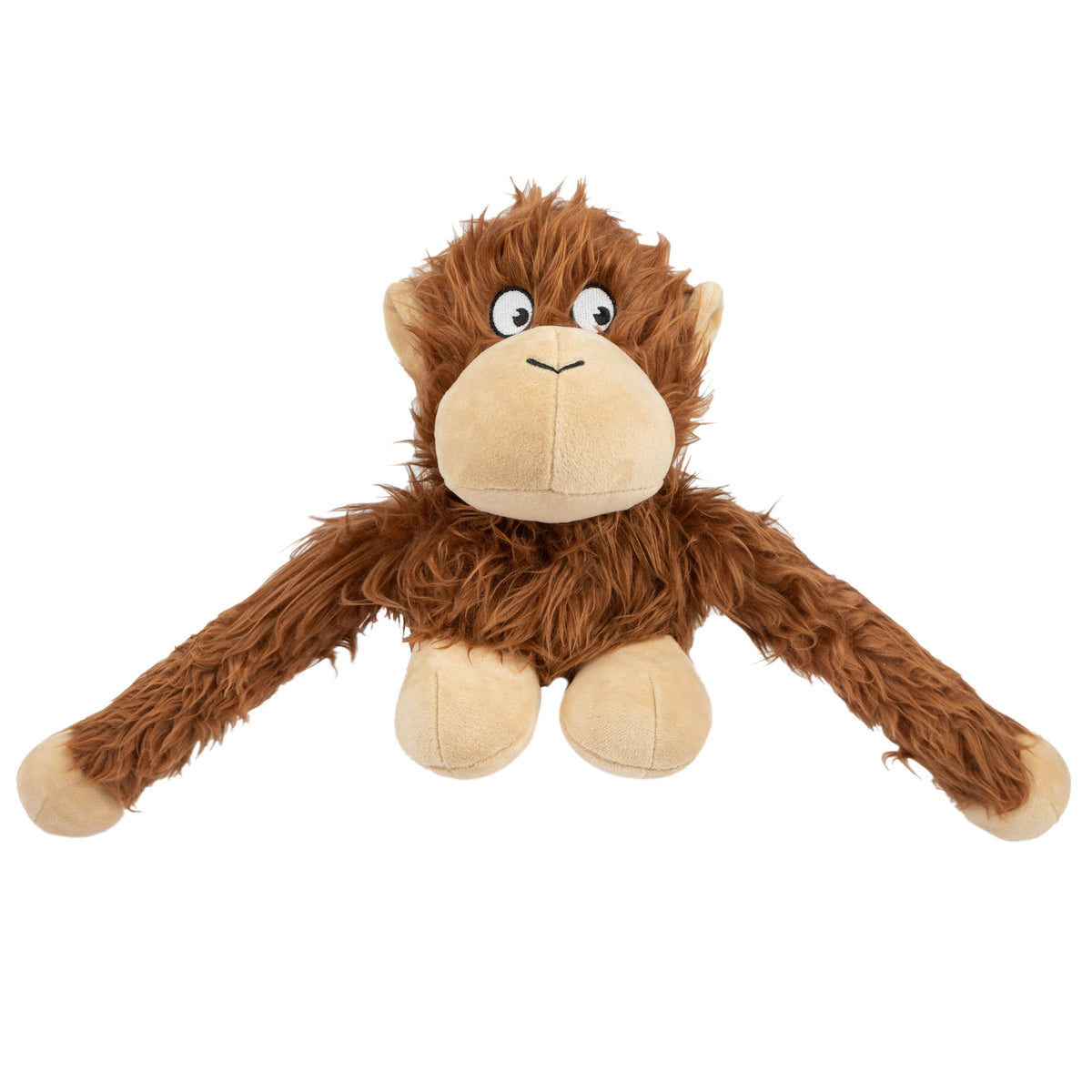 Best Pet Supplies Interactive Squeaky Dog Toy - Crinkle Duck, Yellow
