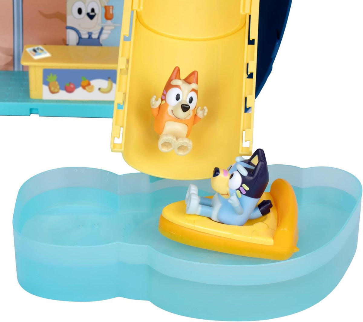 BLUEY Cruise Ship Playset with Slide, 15+ Accessories, 2 Figures