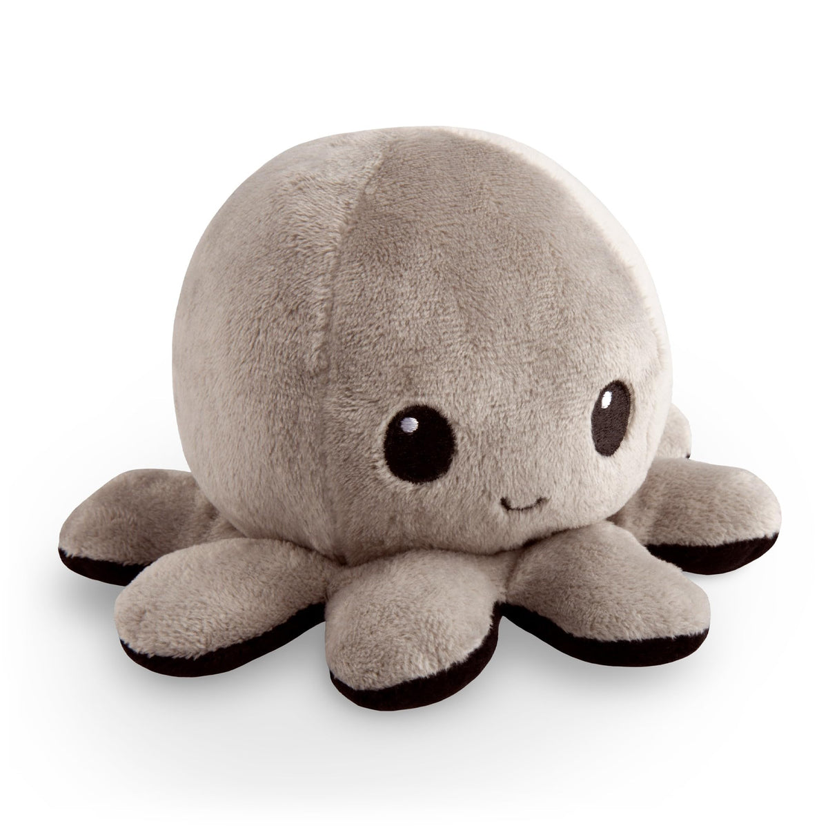 TeeTurtle Reversible Octopus Plushie 4-Inch Pink + Aqua Two-Sided Flip Plush Toy with Embroidered Details - Cute Mini Collectible Plush for Kids, Teens, and Adults