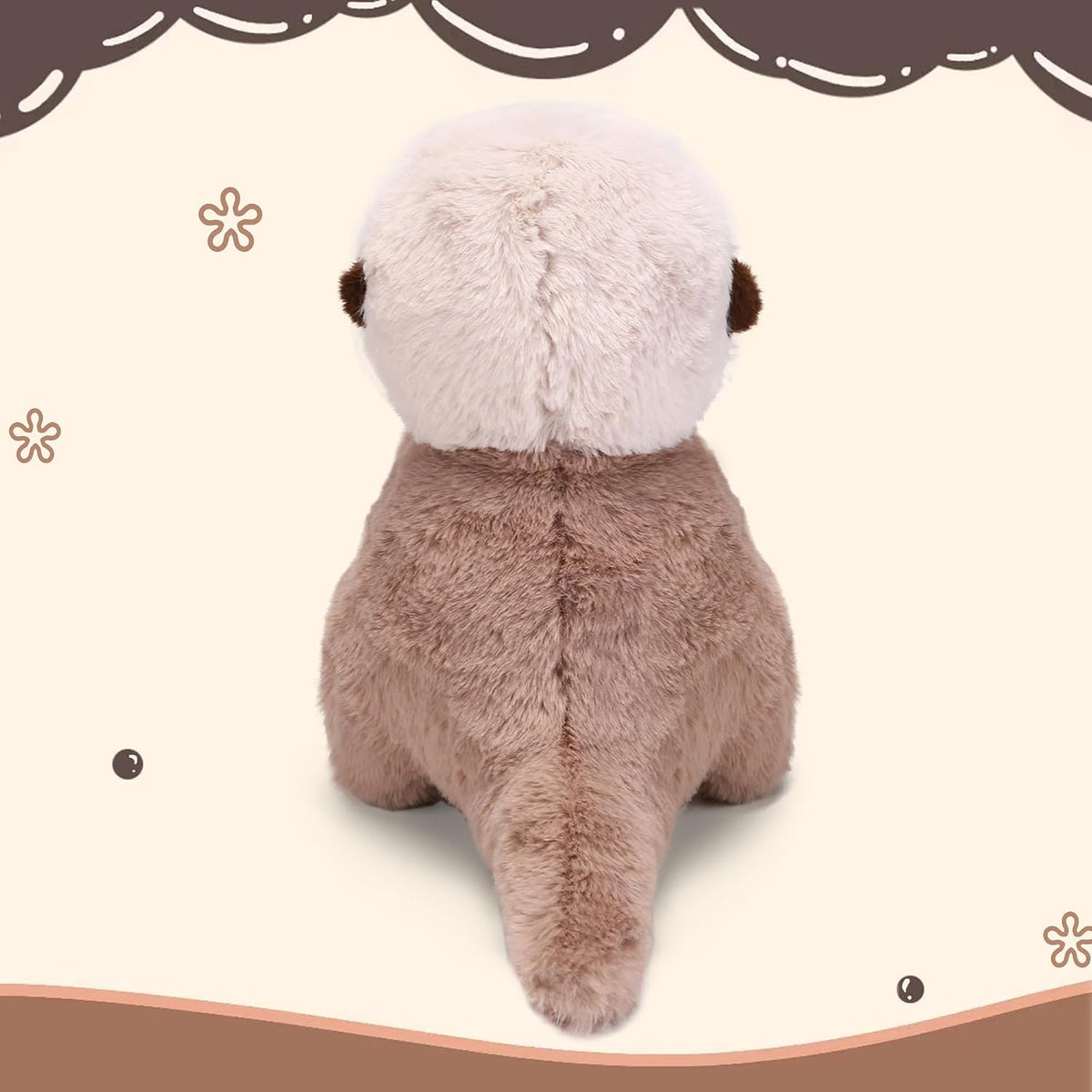 Otter Stuffed Animal Plushie Cute Sea Otter Plush Gift for Girls Boys 9.8”