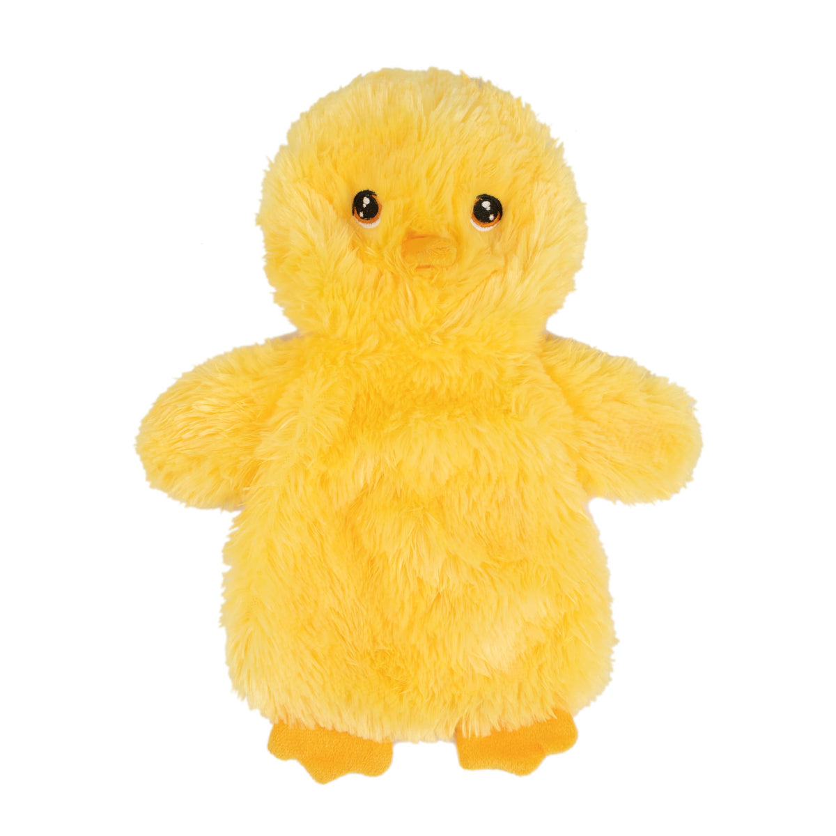 Best Pet Supplies Interactive Squeaky Dog Toy - Crinkle Duck, Yellow
