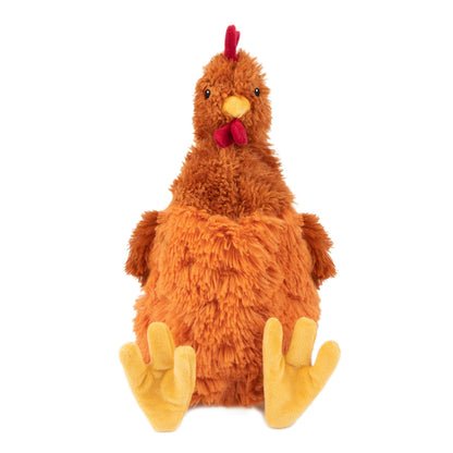 Best Pet Supplies Interactive Squeaky Dog Toy - Crinkle Duck, Yellow