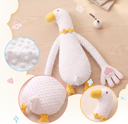 Animal Stuffed Plush Toy, 25.5" White Goose Plush Doll,Large Animal Pillow