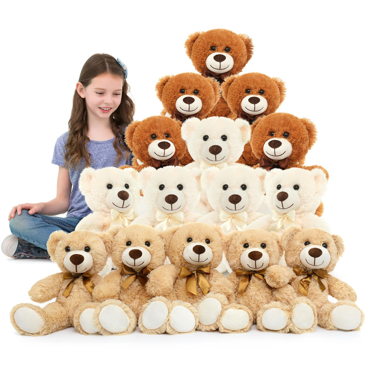 MaoGoLan 5 Pack Stuffed Animals Bulk Plush Toys Assortment Kids Girl Gifts