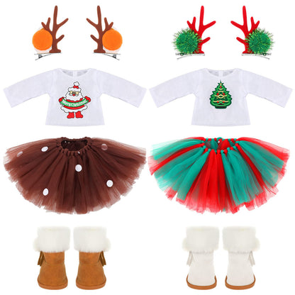 Kajaia 8 Pcs 18 Inch Doll Swimsuits Clothes and Accessories