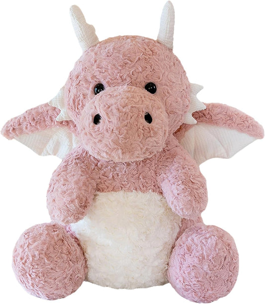 SUSULF Little Flying Dragon - Stuffed Animal Plush Toy Gifts（Pink,7.87in）