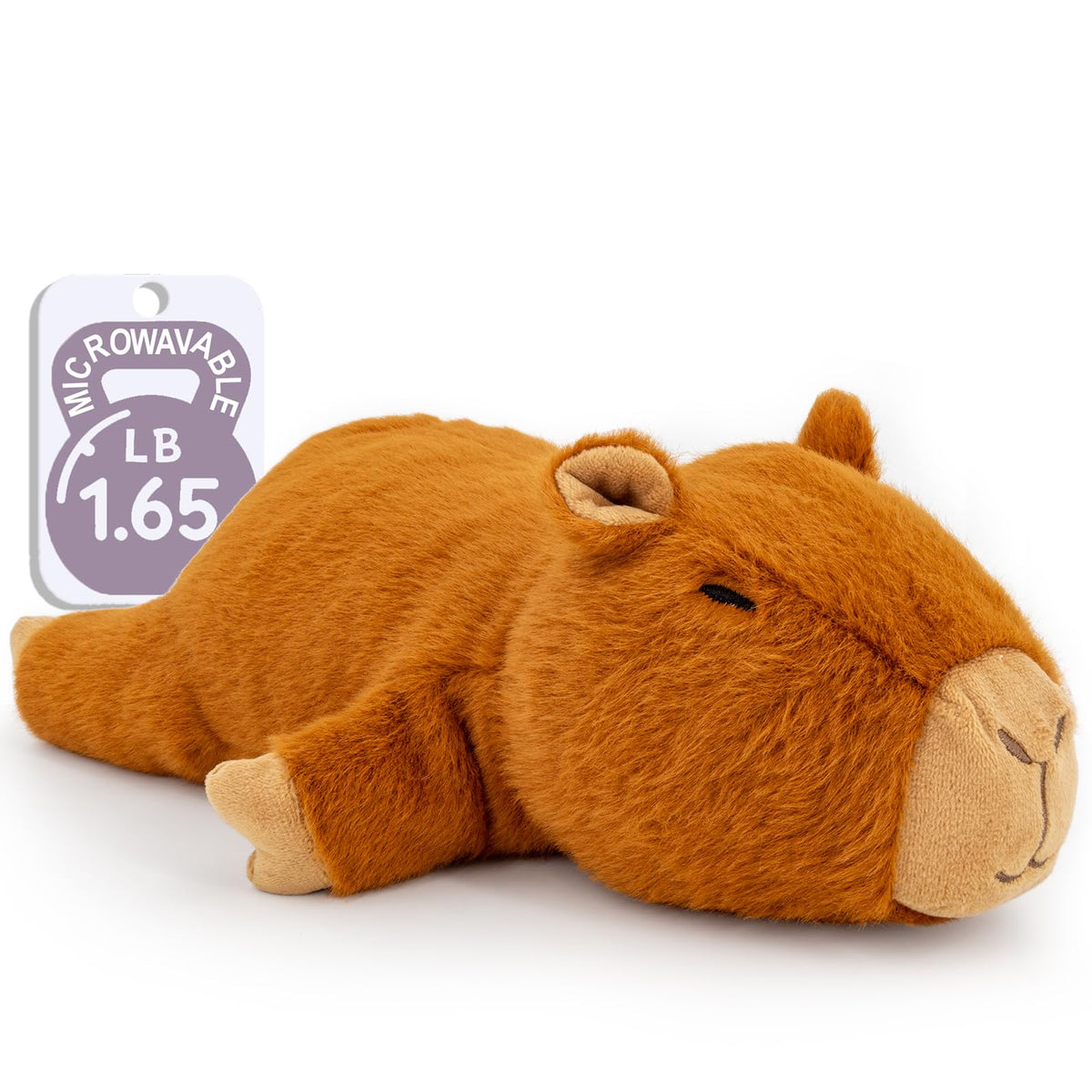Marysun Microwavable Highland Cow Stuffed Animal - Weighted Stuffed Animal Plush, Heating Pad, Cozy Gift for Girls|Women|Kids|Elderly People, 9.8in, 1.65lb