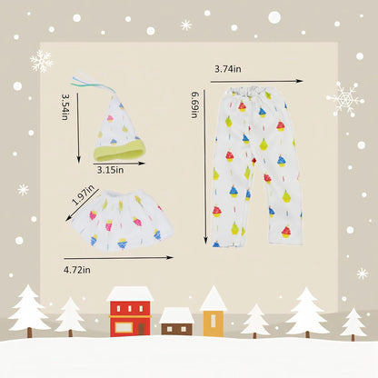 Christmas Elf Birthday Accessories Kit Tradition Holiday Clothes Set