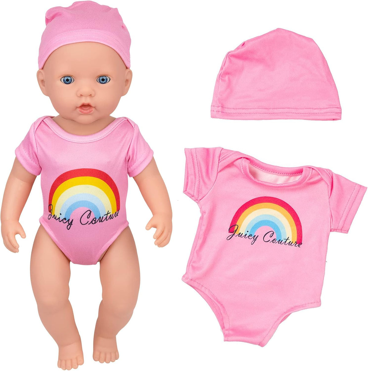 Ecore Fun 13 Piece Baby Doll Accessories Feeding and Caring Set
