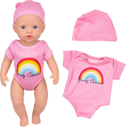 Ecore Fun 13 Piece Baby Doll Accessories Feeding and Caring Set