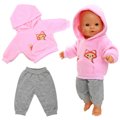 5 PCS Baby Doll Clothes & Accessories for 14-16 inch Baby Dolls