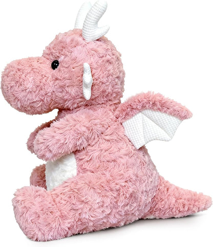 SUSULF Little Flying Dragon - Stuffed Animal Plush Toy Gifts（Pink,7.87in）