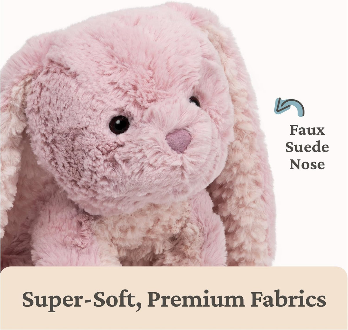 GUND Cozys Collection Bunny 10-Inch Stuffed Animal Sensory Toy for Ages 0+