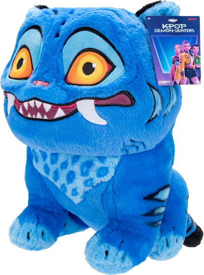 Kpop Demon Hunters 12-inch Derpy Tiger - Ultra-Soft Collectible Movie Character - Cuddle-Ready Plush for Fans & Collectors - Ages 6+