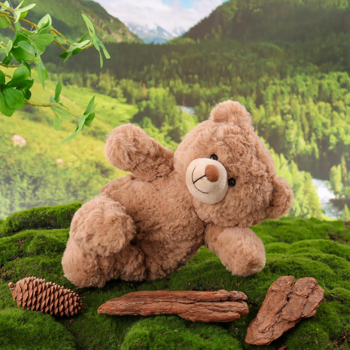 Apricot Lamb Toys Plush Brown Teddy Bear Stuffed Animal Soft Cuddly Perfect for Child 8 Inches
