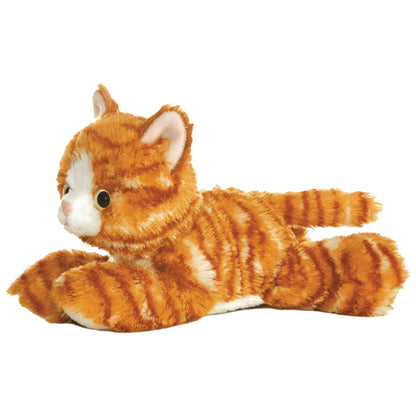 Aurora Mini Flopsie 8" Ginger Cat Adorable Stuffed Animal