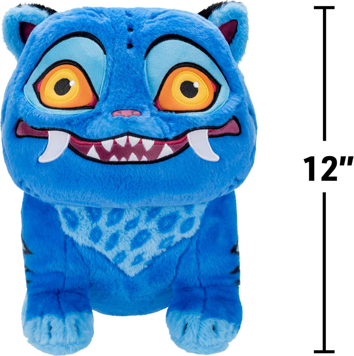 Kpop Demon Hunters 12-inch Derpy Tiger - Ultra-Soft Collectible Movie Character - Cuddle-Ready Plush for Fans & Collectors - Ages 6+